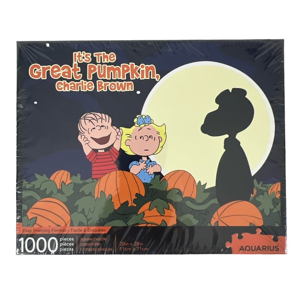 1000pc Snoopy Charlie Brown Peanuts Great Pumpkin Halloween Jigsaw‎ Puzzle